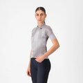 CASTELLI Kolesarski dres s kratkimi rokavi - COSMIC VORTEX - siva