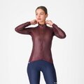 CASTELLI Kolesarska  vetru odporna jakna - ARIA SHELL 2 W - bordo