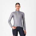 CASTELLI Kolesarska  vetru odporna jakna - ARIA SHELL 2 W - srebrna