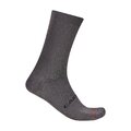 CASTELLI Kolesarske klasične nogavice - ESPRESSO 18 - siva