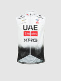 PISSEI Kolesarski brezrokavnik - UAE TEAM EMIRATES 2025 - bela/črna