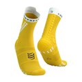 COMPRESSPORT Kolesarske klasične nogavice - PRO RACING SOCKS V4.0 TRAIL - rumena