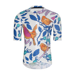 HOLOKOLO Kolesarski dres kratek rokav in kratke hlače - SPARROVER - modra/bela/večbarvno