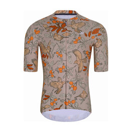 HOLOKOLO Kolesarski dres kratek rokav in kratke hlače - SPARROVER - modra/črna/rjava