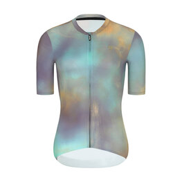 RIVANELLE Kolesarski dres kratek rokav in kratke hlače - COSMA - rožnata/vijolična/zlata