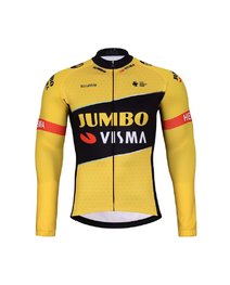 BONAVELO Kolesarski zimski set - JUMBO-VISMA 2024 WNT - rumena/črna