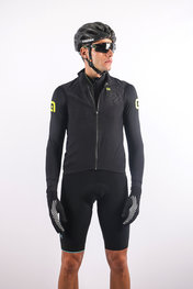 ALÉ Kolesarski brezrokavnik - GILET RACING - črna