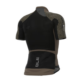 ALÉ Kolesarski dres s kratkimi rokavi - OFF-ROAD MTB ATTACK OFF ROAD 2.0 - rjava