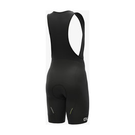 ALÉ Kolesarske kratke hlače z naramnicami - BIMBO - črna/bela