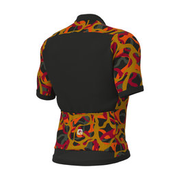 ALÉ Kolesarski dres s kratkimi rokavi - OFF ROAD - GRAVEL WOODLAND - rdeča