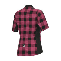 ALÉ Kolesarski dres s kratkimi rokavi - OFF ROAD - GRAVEL SCOTTISH LADY - rožnata