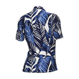 ALÉ Kolesarski dres s kratkimi rokavi - LEAF PR-S - modra