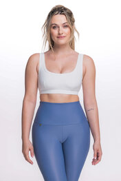 ATHLEEYA Nedrček - COMFORT BRA - bela