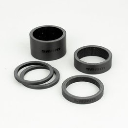 SRAM komplet blazinic - HEADSET SPACER SET - črna