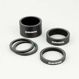 SRAM komplet blazinic - HEADSET SPACER SET - črna