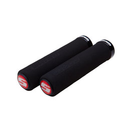 SRAM ročaji - LOCKING GRIPS 129 mm - črna/rdeča