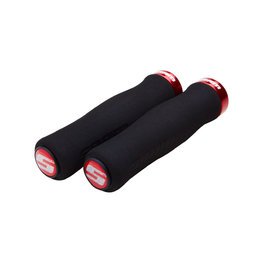 SRAM ročaji - LOCKING GRIPS 129 mm - črna/rdeča