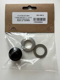 SRAM komplet za popravilo - CRANK ARM BOLT KIT SELF-EXTRACTING M18/M30 DUB - črna