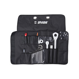 UNIOR komplet orodja - PRO TOOL ROLL SET - črna/srebrna