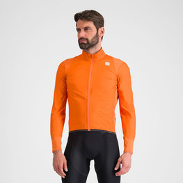 SPORTFUL Kolesarski vodo odporen dežni plašč - HOT PACK NORAIN - oranžna
