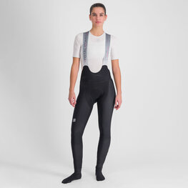 SPORTFUL Kolesarske dolge hlače z naramnicami - TOTAL COMFORT W - črna