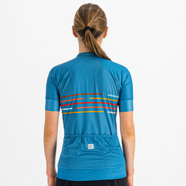 SPORTFUL Kolesarski dres s kratkimi rokavi - VELODROME - modra