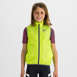 SPORTFUL Kolesarski brezrokavnik - KID REFLEX - rumena