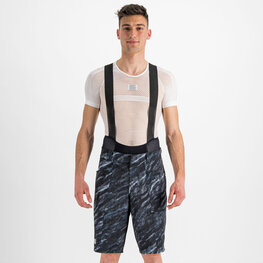 SPORTFUL Kolesarske kratke hlače z naramnicami - CLIFF GIARA - črna