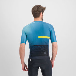 SPORTFUL Kolesarski dres s kratkimi rokavi - BOMBER - modra