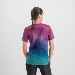 SPORTFUL Kolesarska  majica s kratkimi rokavi - FLOW GIARA - vijolična/modra