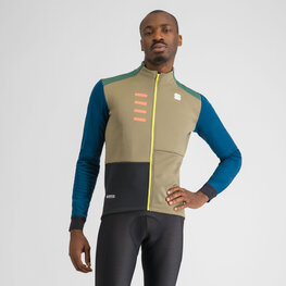 SPORTFUL Kolesarska  podaljšana jakna - TEMPO - zelena/modra/siva/črna