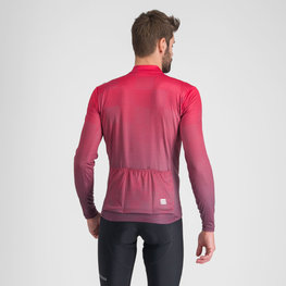 SPORTFUL Kolesarski dres z dolgimi rokavi zimski - ROCKET THERMAL - rdeča/vijolična