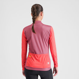 SPORTFUL Kolesarski dres z dolgimi rokavi zimski - CHECKMATE THERMAL - rdeča