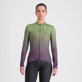 SPORTFUL Kolesarski dres z dolgimi rokavi zimski - ROCKET THERMAL - zelena
