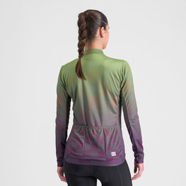 SPORTFUL Kolesarski dres z dolgimi rokavi zimski - ROCKET THERMAL - zelena