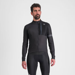 SPORTFUL Kolesarski dres z dolgimi rokavi zimski - SUPERGIARA THERMAL - črna