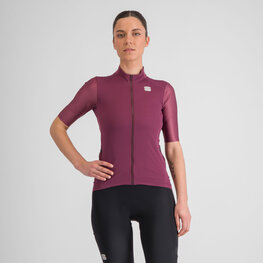 SPORTFUL Kolesarski dres s kratkimi rokavi - SUPERGIARA - bordo