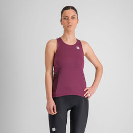 SPORTFUL Kolesarska majica brez rokavov - SUPERGIARA W - vijolična