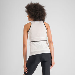 SPORTFUL Kolesarski dres brez rokavov - SUPERGIARA - bela