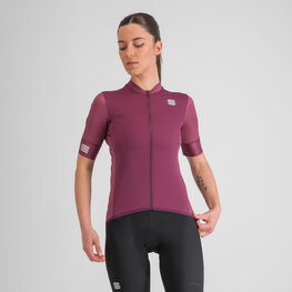 SPORTFUL Kolesarski dres s kratkimi rokavi - SRK W - bordo