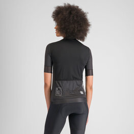 SPORTFUL Kolesarski dres s kratkimi rokavi - SRK - črna