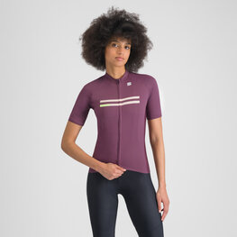 SPORTFUL Kolesarski dres s kratkimi rokavi - STARLIGHT W - bordo