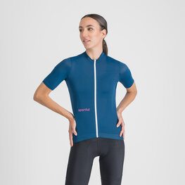 SPORTFUL Kolesarski dres s kratkimi rokavi - CLASSIC W - modra