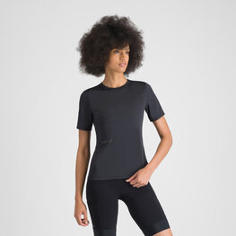 SPORTFUL Kolesarska  majica s kratkimi rokavi - SUPERGIARA W - črna