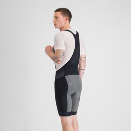 SPORTFUL Kolesarske kratke hlače z naramnicami - SUPERGIARA 2 - siva/črna