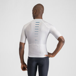 SPORTFUL Kolesarski dres s kratkimi rokavi - LIGHT - siva/bela