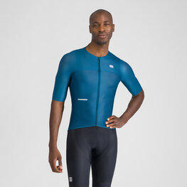 SPORTFUL Kolesarski dres s kratkimi rokavi - LIGHT - modra