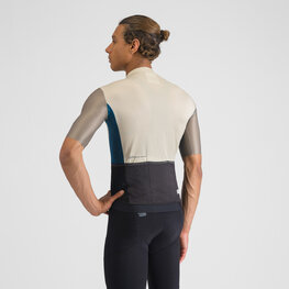 SPORTFUL Kolesarski dres s kratkimi rokavi - SUPERGIARA LOGO - siva