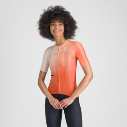 SPORTFUL Kolesarski dres s kratkimi rokavi - LIGHT W - rožnata