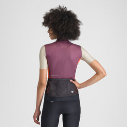 SPORTFUL Kolesarski dres s kratkimi rokavi - SUPERGIARA LOGO W - bordo